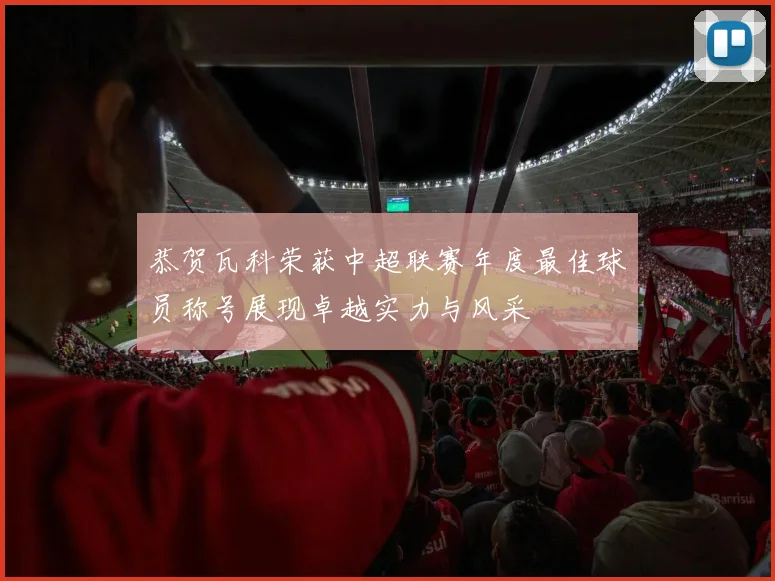 恭贺瓦科荣获中超联赛年度最佳球员称号展现卓越实力与风采